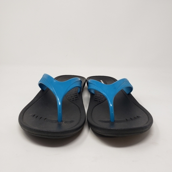 Okabashi Maui Recovery Sandals Flip Flops Thong Black Size L 9.5/10.5 - Picture 3 of 9